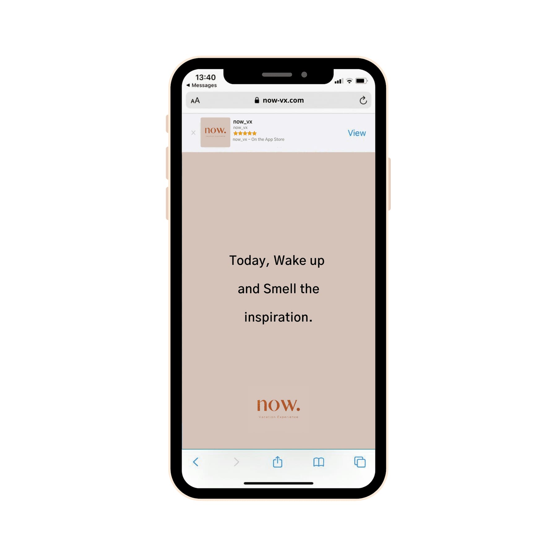 NOW — newsletter on mobile