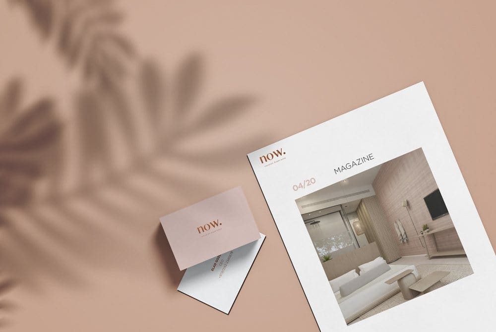 NOW — printed brochure suite